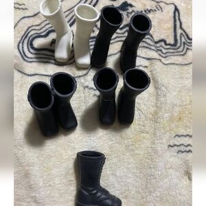 Vintage GI Joe Boots Shoes Lot Four Pairs